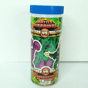 Monsters vs Military Battle Warriors Toy Figures Complete 94 pieces Blip 2014